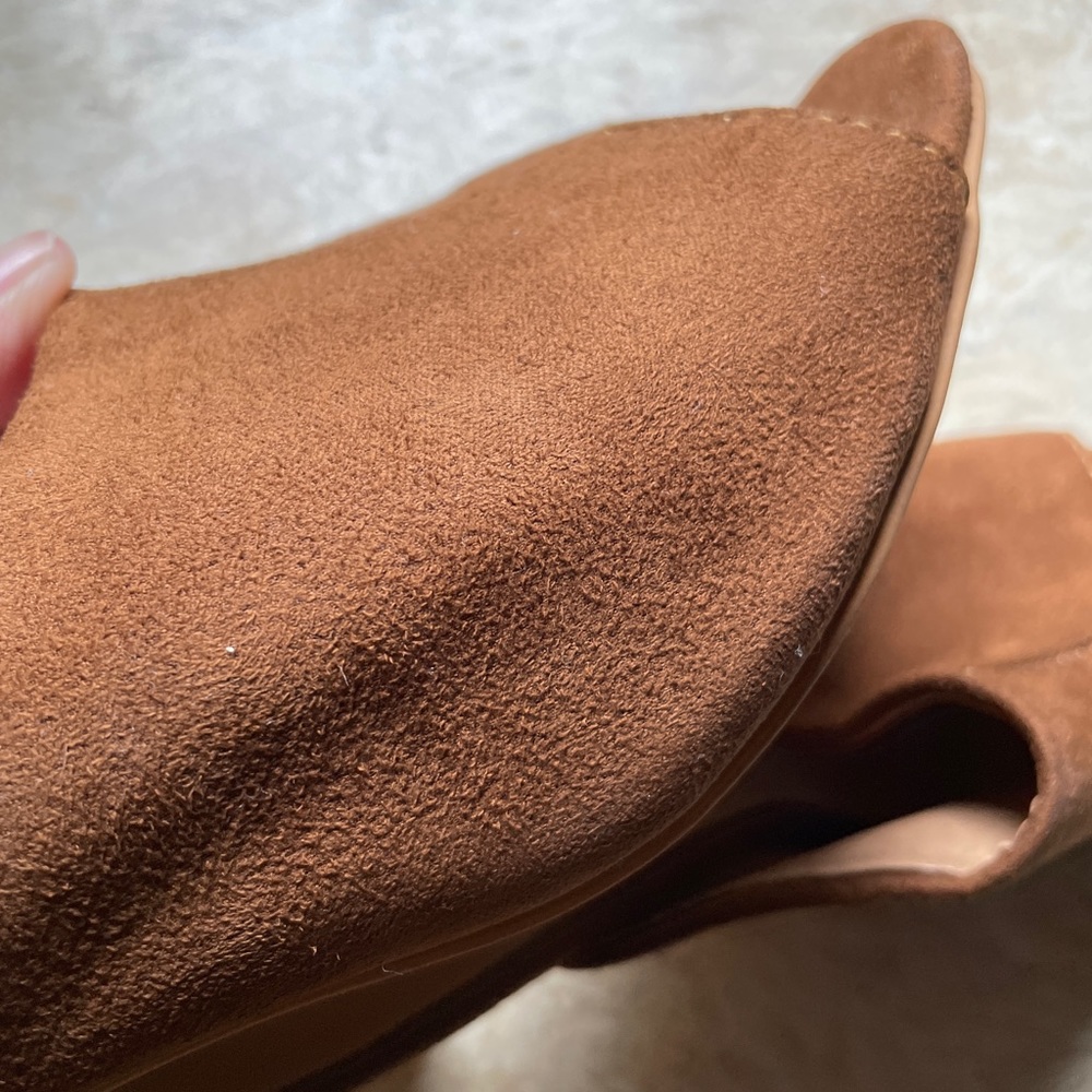 Tan Suede Mules - Picture 13 of 16